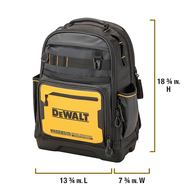 DEWALT PRO Backpack with 43 Pockets