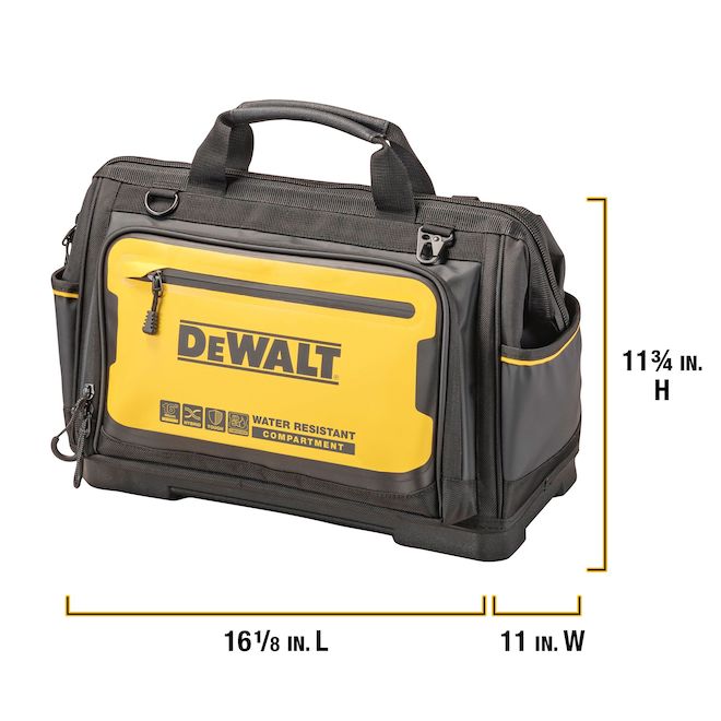 DEWALT 16-in PRO Open Mouth Tool Bag