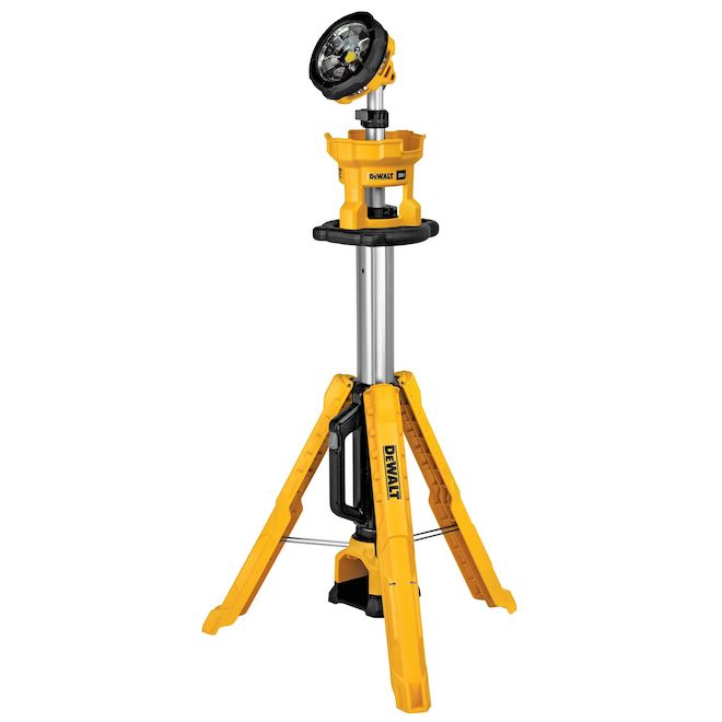 Lumière trépied jaune sans-fil DEWALT, 20 V