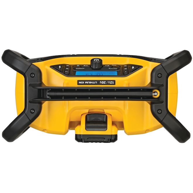 DEWALT Jobsite Yellow Bluetooth Radio - 20-V