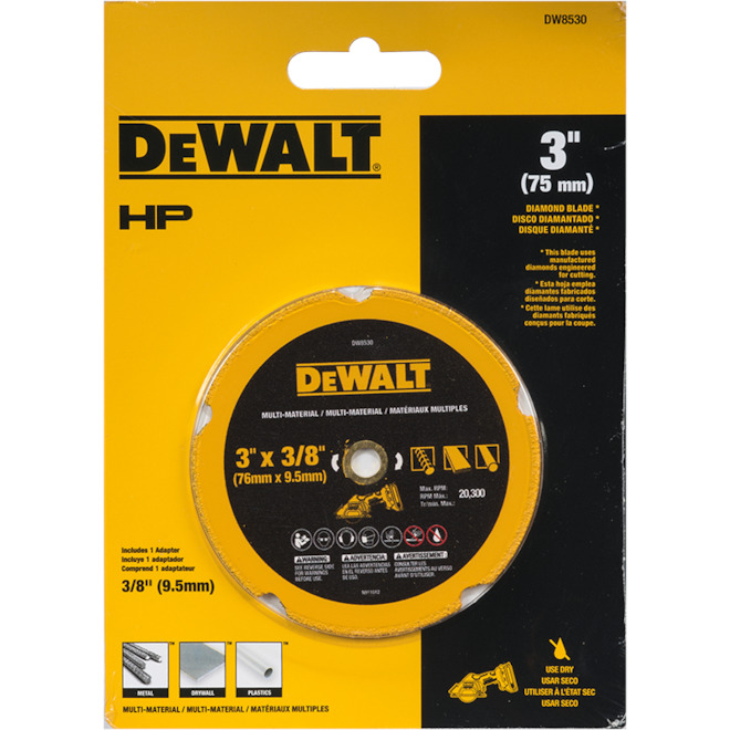 DEWALT 3-in Diamond Multi-Material Blade