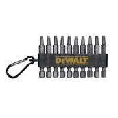 DEWALT 2-in Uncoated Steel Square Screwdriver Drill Bit Set - 10 Pieces