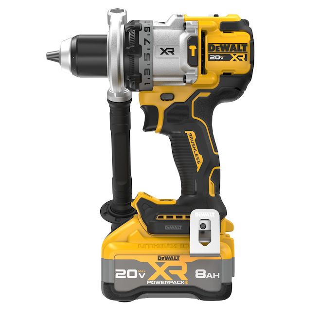 DEWALT 20 V MAX XR Brushless Cordless 1/2-in 3-Speed Hammer Drill Kit with XR POWERPACK