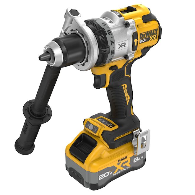 DEWALT 20 V MAX XR Brushless Cordless 1/2-in 3-Speed Hammer Drill Kit with XR POWERPACK