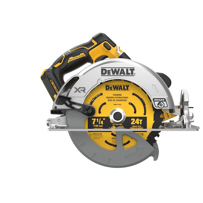 DEWALT 20 V MAX XR Brushless Cordless 7-1/4-in Circular Saw - Tool Only