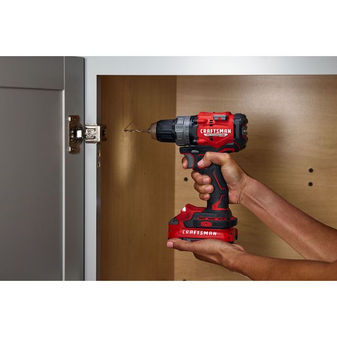 CRAFTSMAN BRUSHLESS RP Cordless Drill/Driver 20V 1/2-in with 2 x 2Ah Batteries