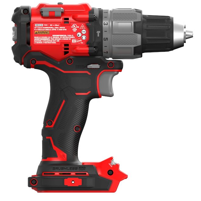 CRAFTSMAN BRUSHLESS RP Cordless Hammer Drill 20V 1/2-in - Bare Tool Only
