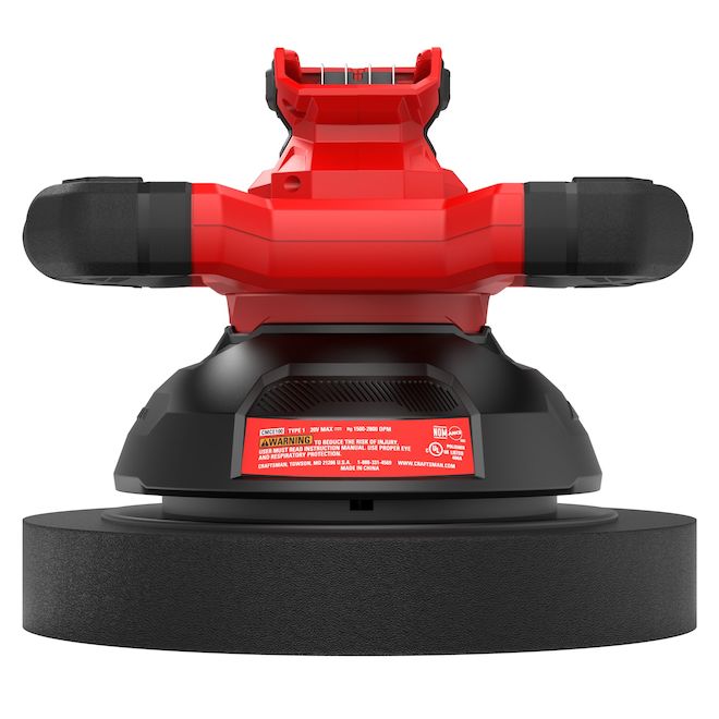 CRAFTSMAN Cordless Polisher 20V 2800 OPMs with Moulded Handles - Bare Tool Only