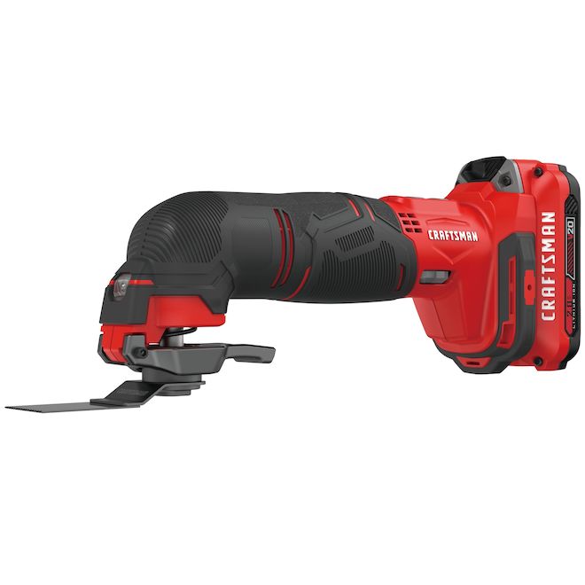 CRAFTSMAN 20V Cordless Oscillating Tool with 2Ah Battery