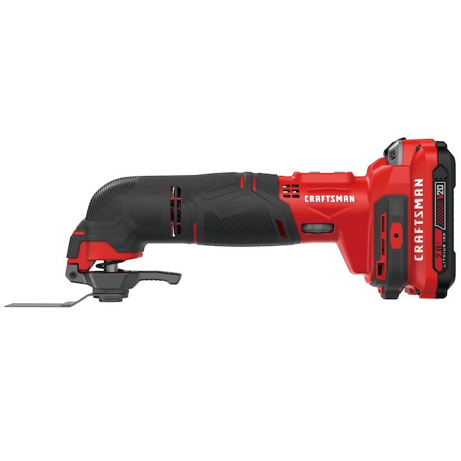 CRAFTSMAN 20V Cordless Oscillating Tool with 2Ah Battery