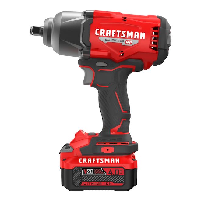 CRAFTSMAN BRUSHLESS RP Cordless Impact Wrench 1/2-in with Battery