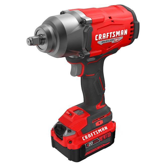 CRAFTSMAN BRUSHLESS RP Cordless Impact Wrench 1/2-in with Battery