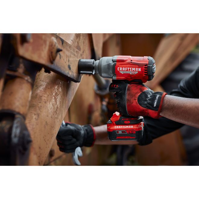 CRAFTSMAN BRUSHLESS RP Cordless Impact Wrench 1/2-in with Battery