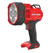 CRAFTSMAN Cordless LED Spotlight 20V 2500 Lumens - Bare Tool Only