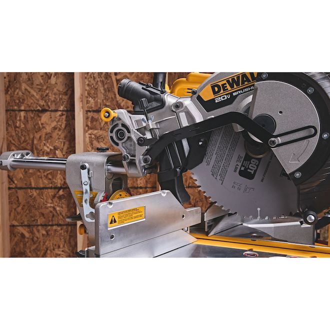 Folding Sawhorse Dewalt Flexvolt Double Bevel Sliding Miter Saw