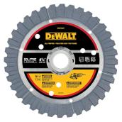 Lame diamantée ELITE Series DEWALT pour meuleuses, 4 1/2 po