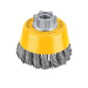 DEWALT Wire Cup Brush for Angle Grinders - 3-in