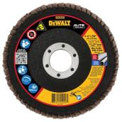 DEWALT ELITE Series Metal Ceramic Flap Disc for Angle Grinders - 4 1/2-in