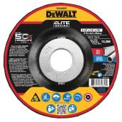 DEWALT ELITE Series Metal Grinding Wheel for Angle Grinders - 4 1/2 x 1/4-in
