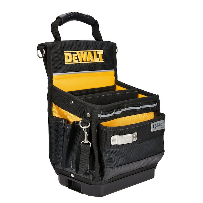 DEWALT 6.5 x 13.2 x 9.5-in Black Nylon Electrician Tool Pouch