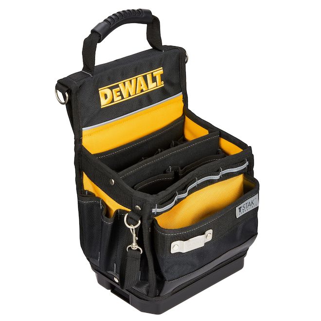DEWALT 6.5 x 13.2 x 9.5-in Black Nylon Electrician Tool Pouch