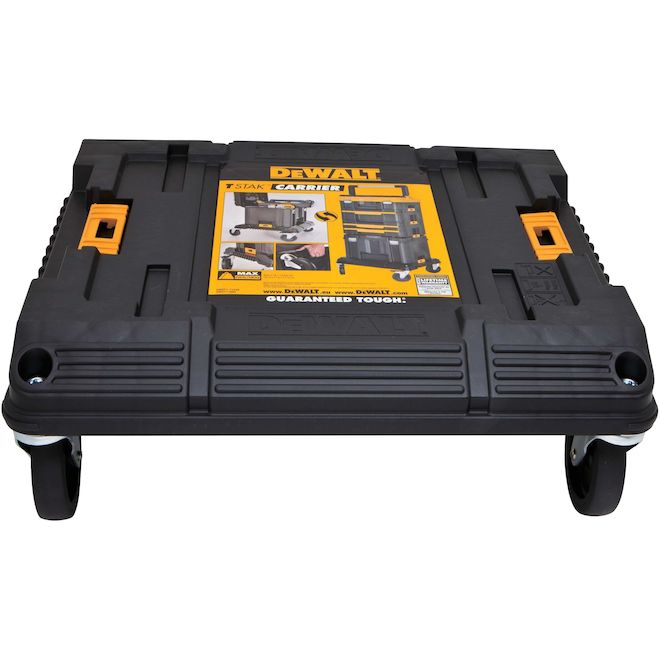 DEWALT TSTAK 19.2 x 2.7 x 17.6-in Black Plastic Wheeled Carrier