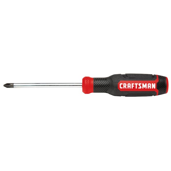 CRAFTSMAN Screwdriver Phillips #2 x 4-in in Bi-Material