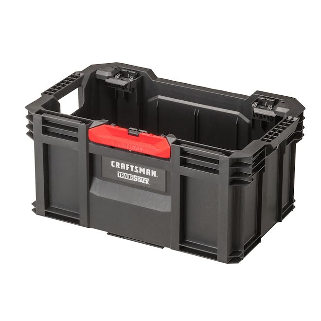 CRAFTSMAN TRADESTACK Tool Crate Stackable with 50-lb Load Capacity - 22-in