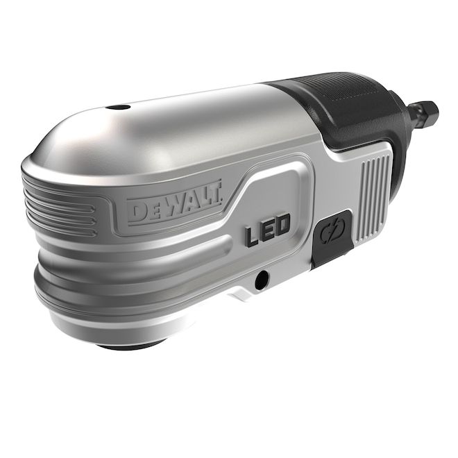 DEWALT Flex TORQ Lighted Right Angle Attachment with Hex 1/4-in Shank