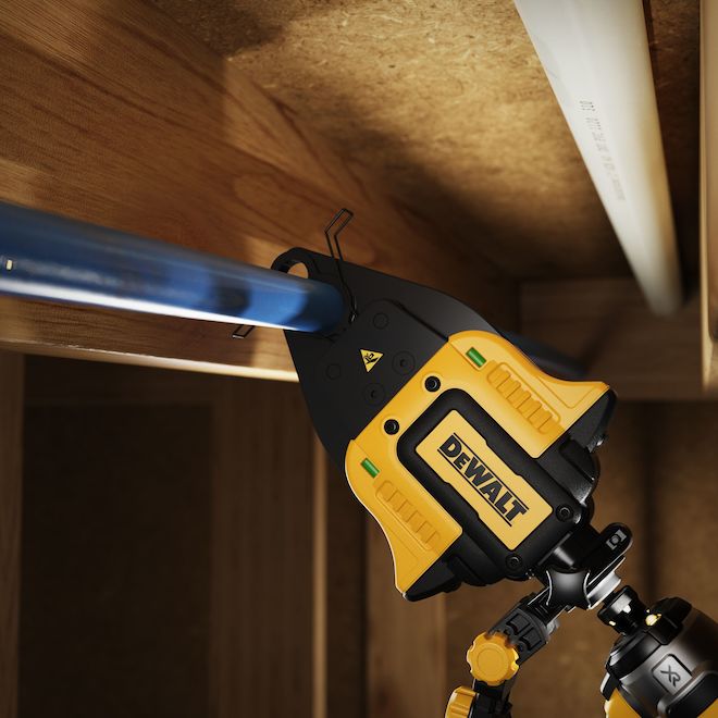 DEWALT IMPACT CONNECT PEX Crimp Ring Attachment with 1/2-in and 3/4-in Rings