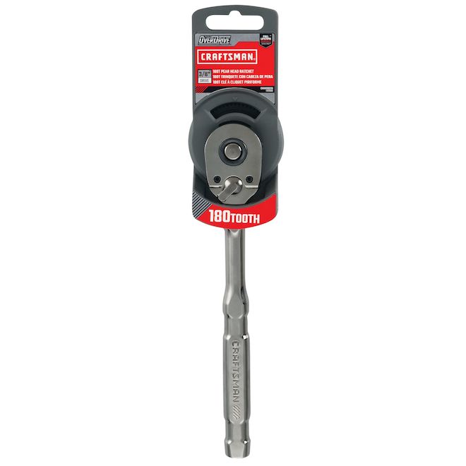 CRAFTSMAN OVERDRIVE Ratchet 3/8-in Drive 180-Tooth