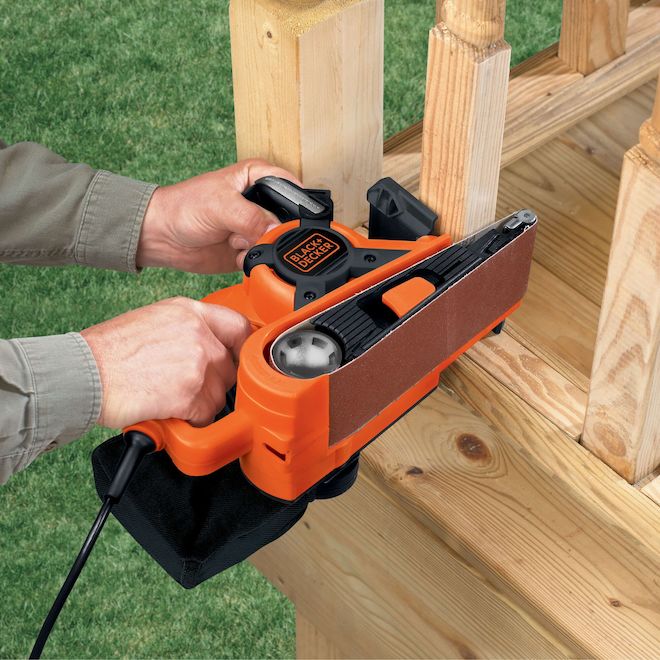 BLACK+DECKER Electric Belt Sander Corded 800 ft²/min7-Amp