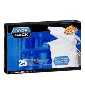 Sac rechange en plastique pour salle de bain, 6,5 L, 25/pqt