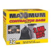  PAMI Large 30-Gallon Drawstring Trash Bags [20-Pack, Black] -  Multipurpose Extra-Strong Plastic Garbage Bags- Thick Unscented Trash Can  Liners For Kitchen, Bathroom, Lawn, Outdoor Bins- 2ft x2ft : Health &  Household