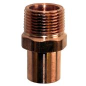 Bow Copper Male Pipe Fitting - 3/4-in diameter