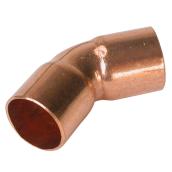 Bow 1/2-in 45-degree Hub-Hub Copper Elbow