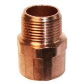 Bow 3/4-in x 1/2-in diameter Copper Adapter