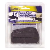 Stinson Luggage Strap Buckle - Plastic - Black - 6-ft L