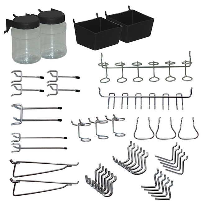 Crawford 43 Pieces Peg Hook Assortment