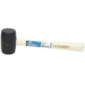 Tooltech Workbench Black 16-oz Rubber Mallet