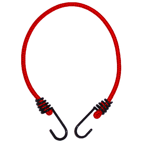 Stinson Stretch Cord - Rubber and Plastic - Red - 36-in x 8-mm