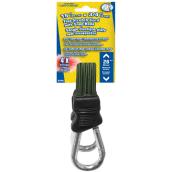 Stinson Flat Stretch Cord with Snap Hook - Green - 15-in x 3/4-in