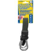 Stinson Flat Stretch Cord with Snap Hook - Green - 35-in x 3/4-in