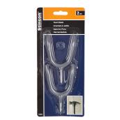 Tool Hooks - 2,5" - Grey - Pack of 2