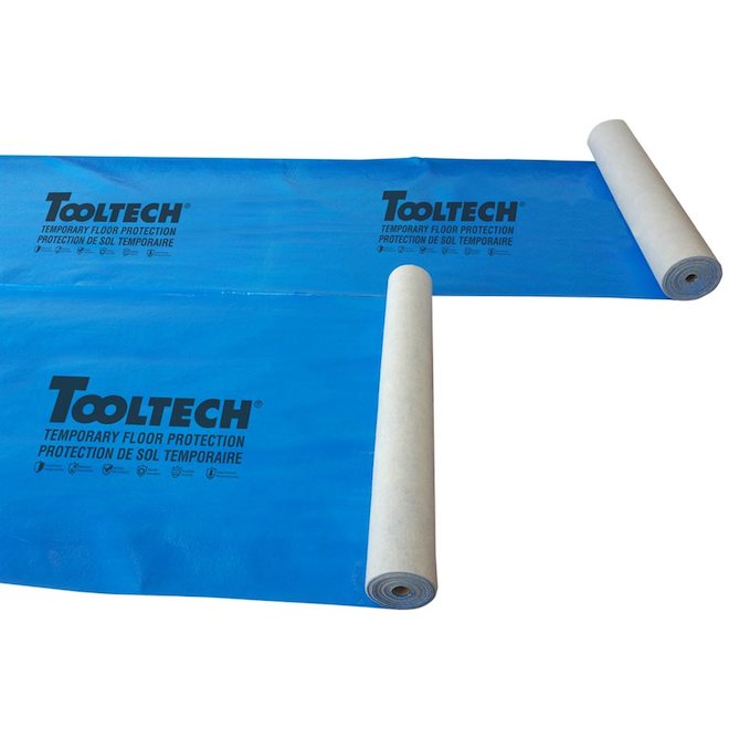 Tooltech Temporary Floor Protection 1-Pack Polypropylene 40-in x 45-in Drop Cloth