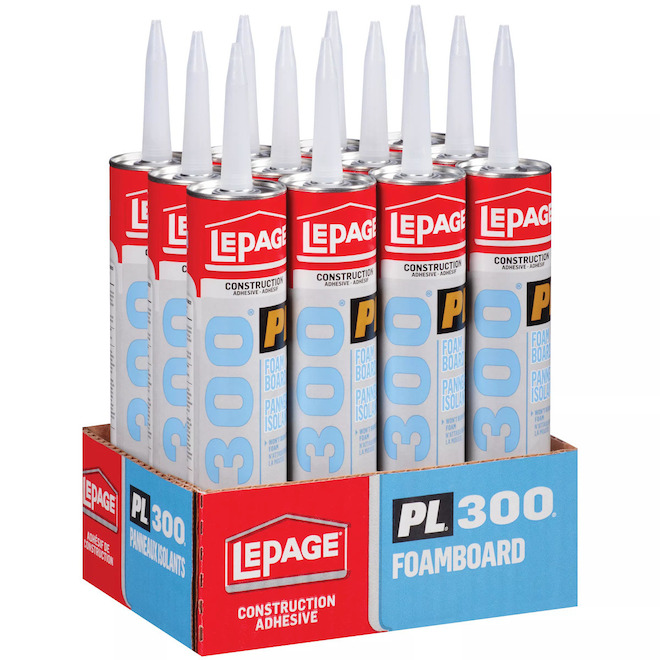 LePage PL 300 Foam Board Construction Adhesive - 295-ml