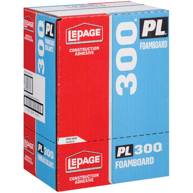 LePage PL 300 Foam Board Construction Adhesive - 295-ml