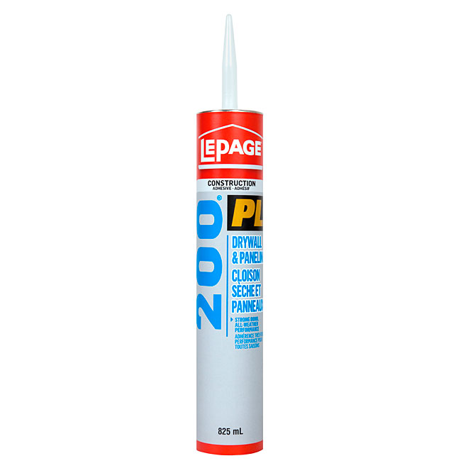 LePage PL 200 Drywall Panelling Adhesive - Beige - 825-ml