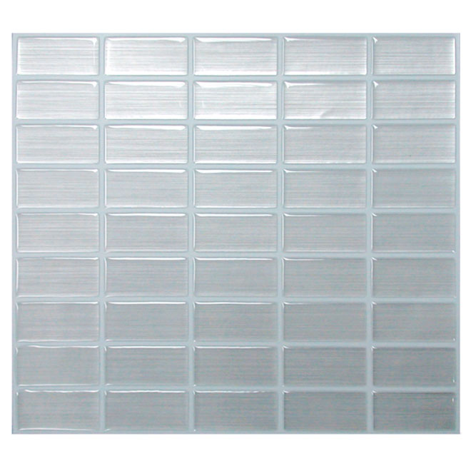 Self Adhesive Wall Tile Stainless Rona Self Adhesive Wall Tile Stainless