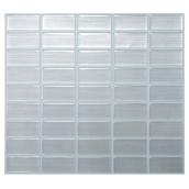 Tuile murale autocollante, Stainless